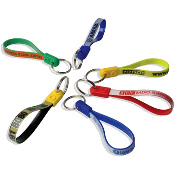 Personalised Standard Ad-Loop Keyring