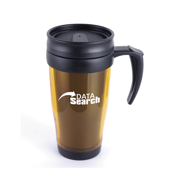 Marco 450ml Plastic Double Walled Travel Mug