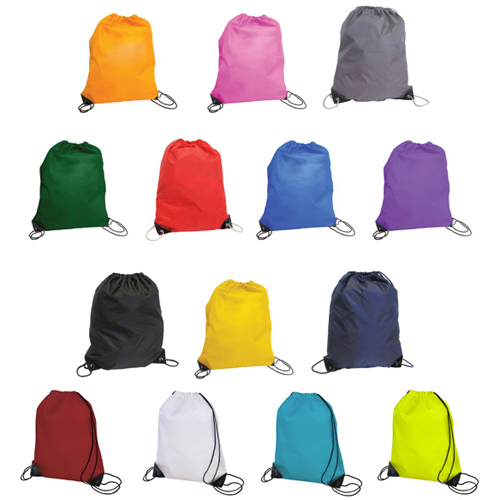 Printed Promotional Nylon Drawstring Bag